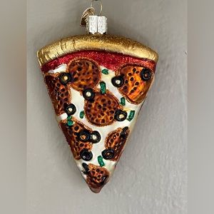 Flawless Pizza Slice Ornament used once